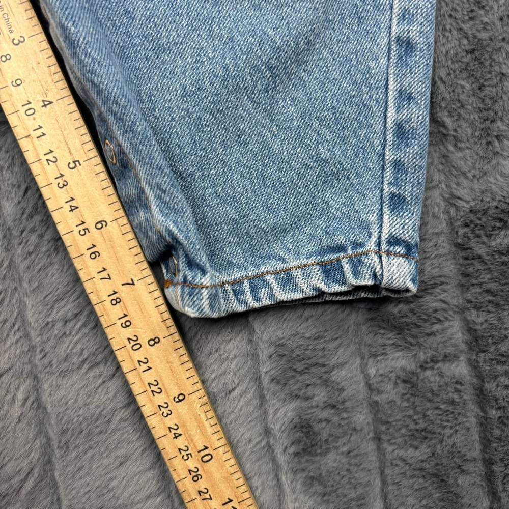 Polo Jeans Co Ralph Lauren Baby Light Wash Denim Pants 6-12M Snap Leg Vintage - Picture 4 of 8
